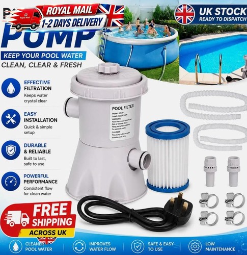 Swimming pool electric filter - electric,
