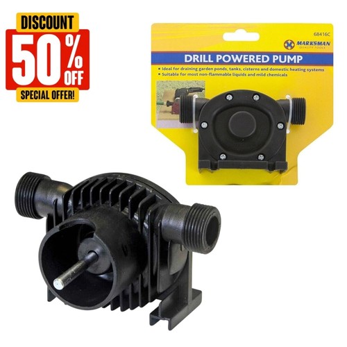Drill powered water pump - powered,