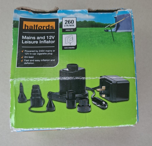 Halfords mains 12v leisure - mains,