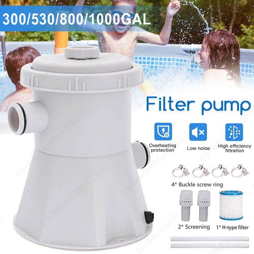 Electric small pool - small, filter