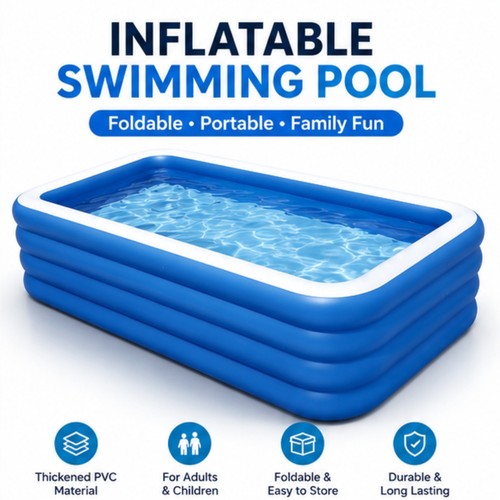 Inflatable swimming pool - inflatable,